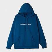 (112842671) 월드와이드 박스핏 프리미엄 후드티 BLUE SAPPHIRE